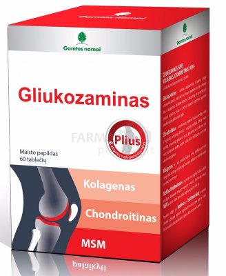 gliukozamino chondroitino 60 kapsulių